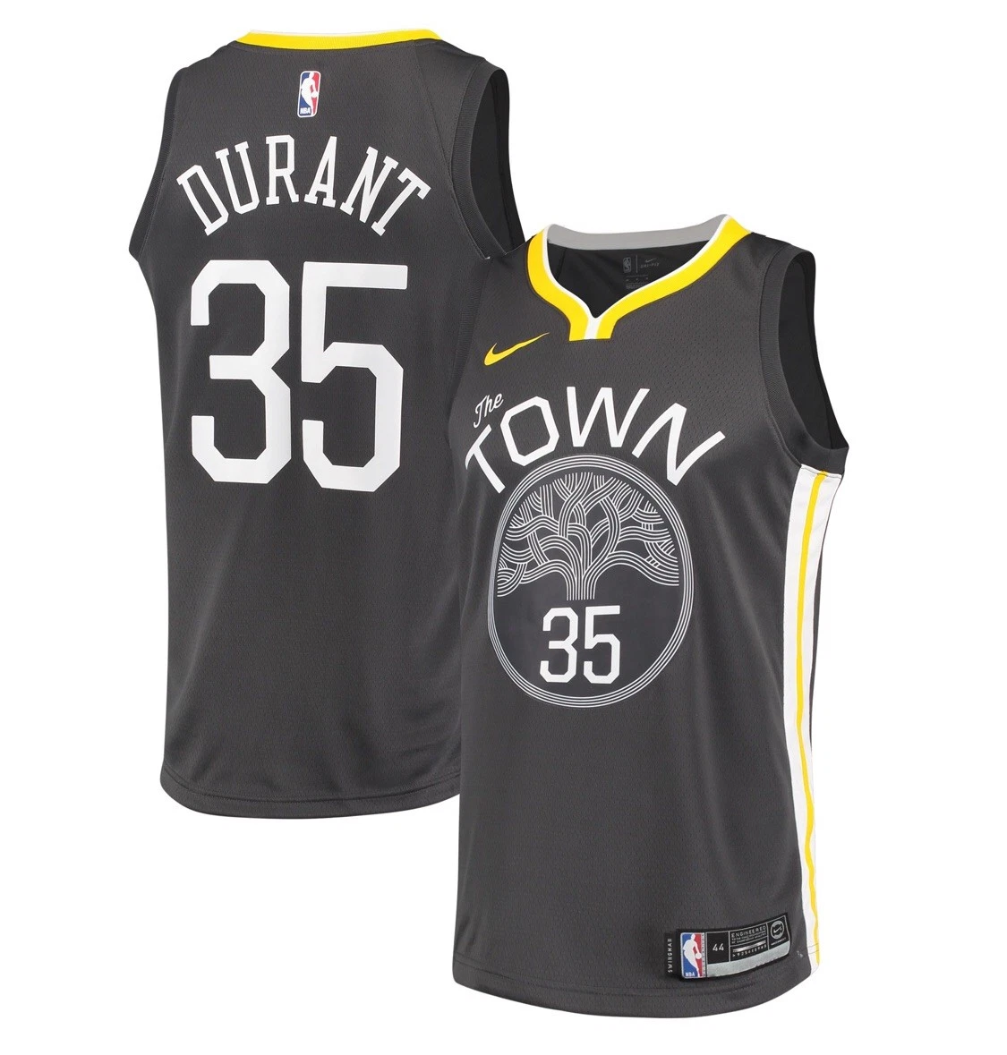 Nike Men's Kevin Durant Golden State Warriors Association Swingman Jersey - White