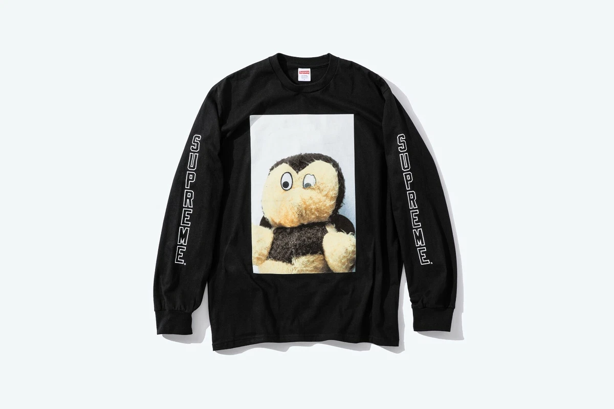 Supreme x Mike Kelley Ahh Youth L S Tee Medium in Black FW18