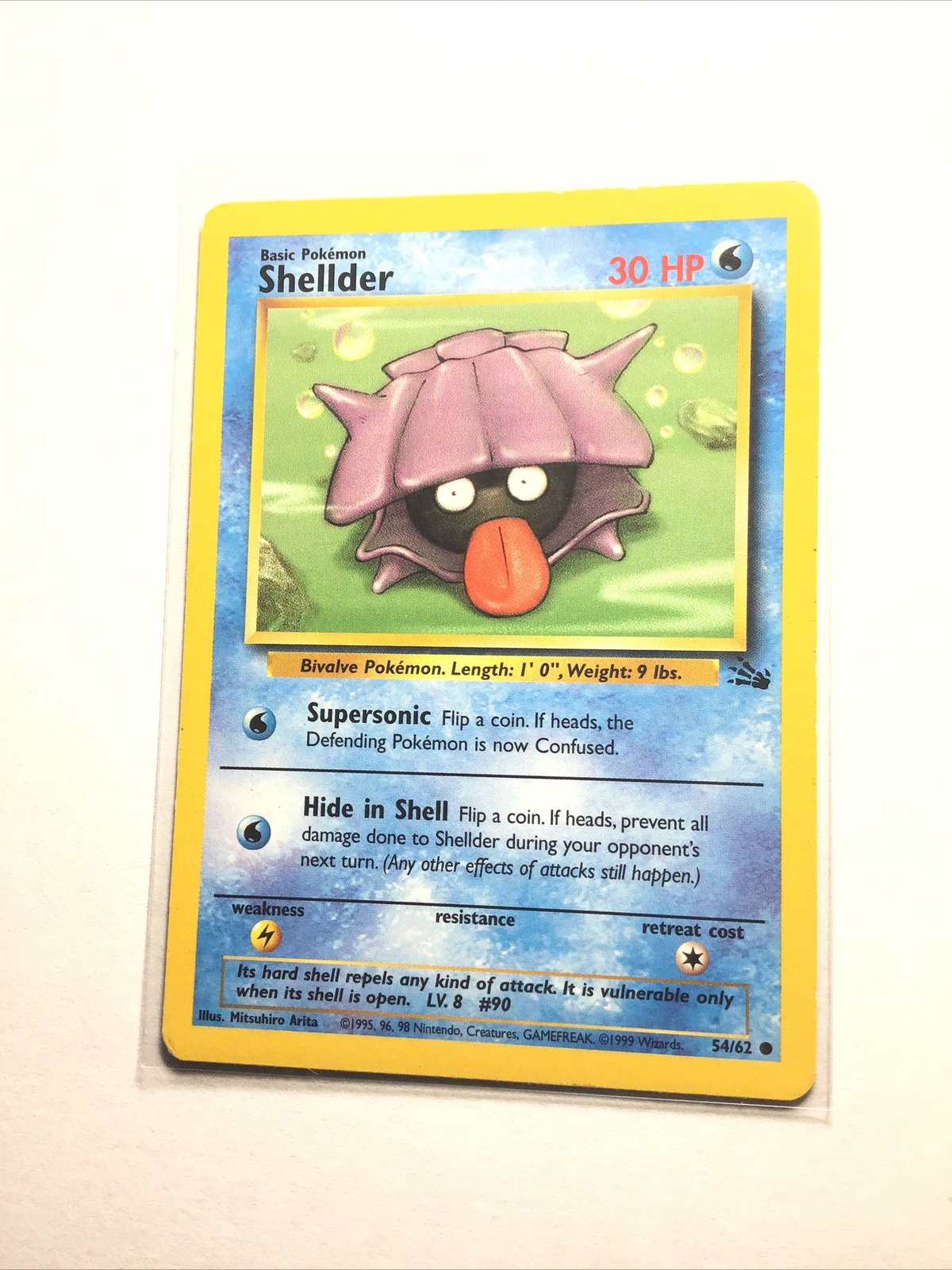 SHELLDER - 54/62 - Fossil - Pokemon Card - PL