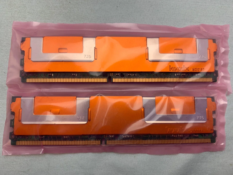 ✅ Hynix 4GB 2x2GB PC2-5300F Ram HYMP525F72BP4D2-Y5 Apple XServe Mac Pro  DDR2 - Image 3 of 3