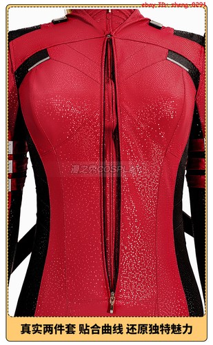 2024 Woman Deadpool 3 Halloween Jumpsuit Outfit Lady Pool Cosplay Costume Suit - Picture 16 of 26