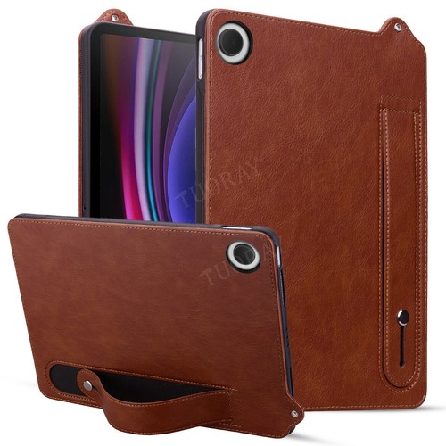 Handle Case For Samsung Galaxy Tab A9 Plus S9 S8 S7+ Ultra Leather Stand Cover - Picture 5 of 40