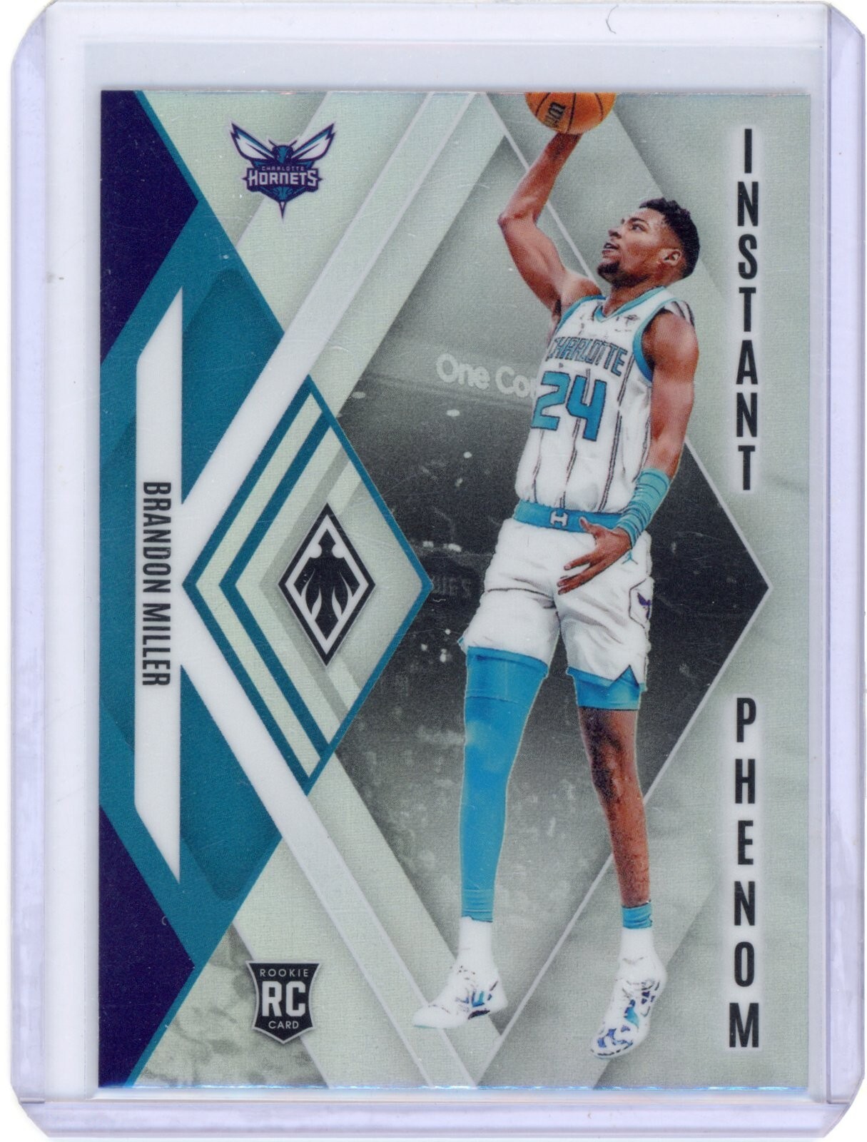 2023-24 PHOENIX BASKETBALL INSTANT PHENOM 24 BRANDON MILLER INSERT silver