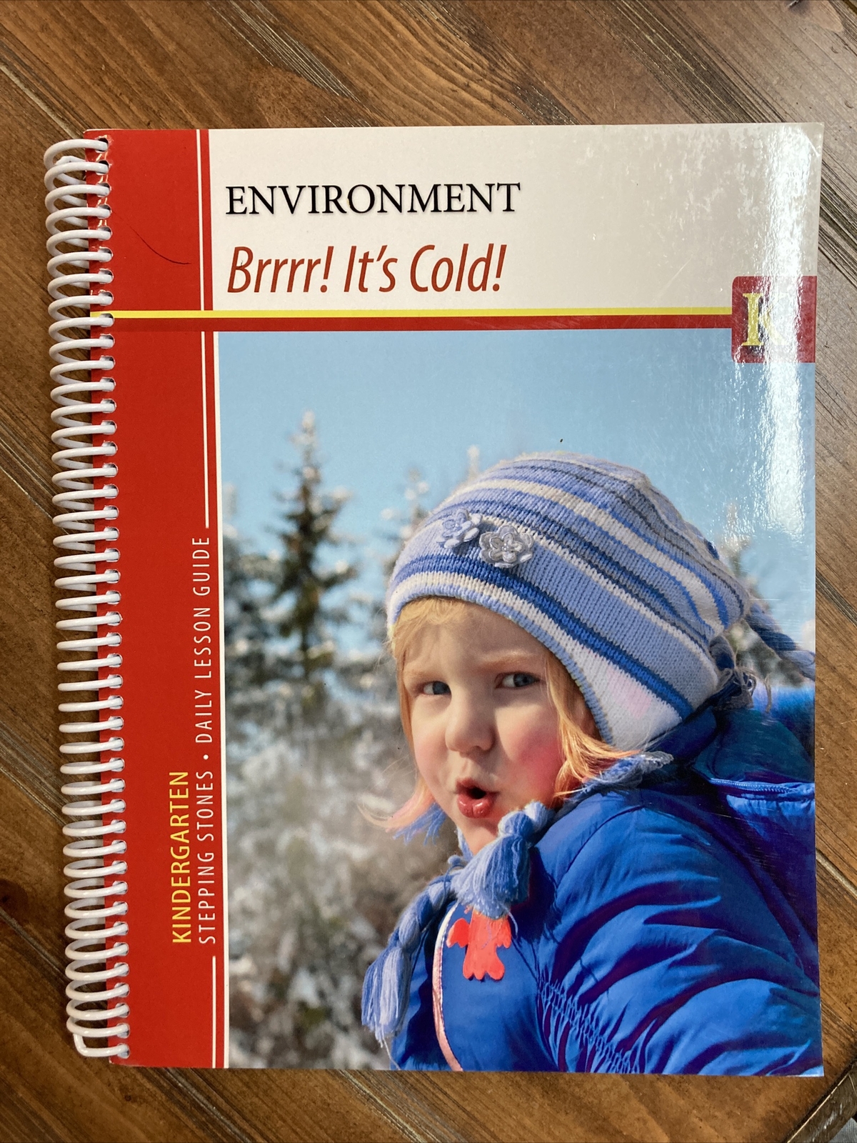 Kindergarten Stepping Stones: Brrrr! It's Cold! Outside Daily Lesson Guide w/ CD