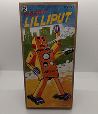 Schylling Collectors Series Replica Robot Lilliput Wind Up Toy 8.5 in. MS393 NIB