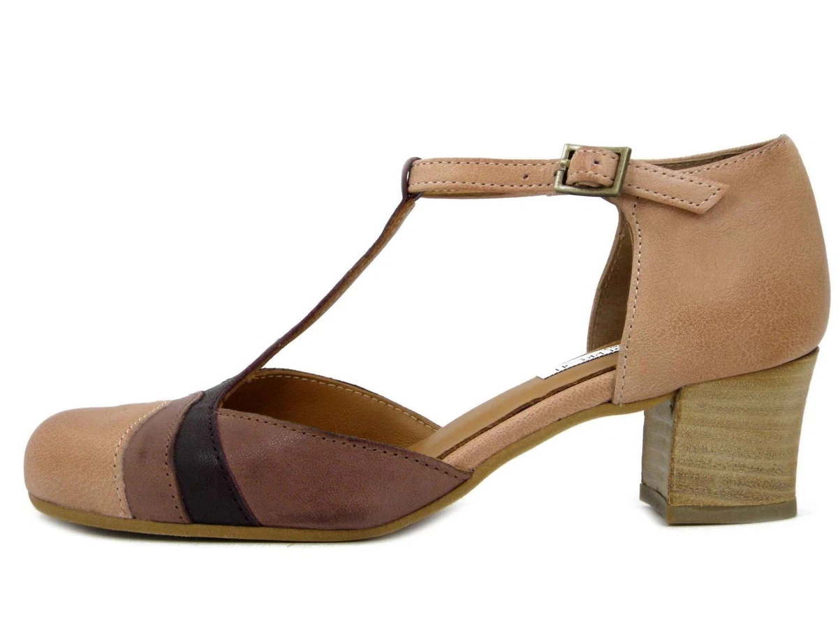 Sandales cuir daim rose poudré, 8503, Dansi
