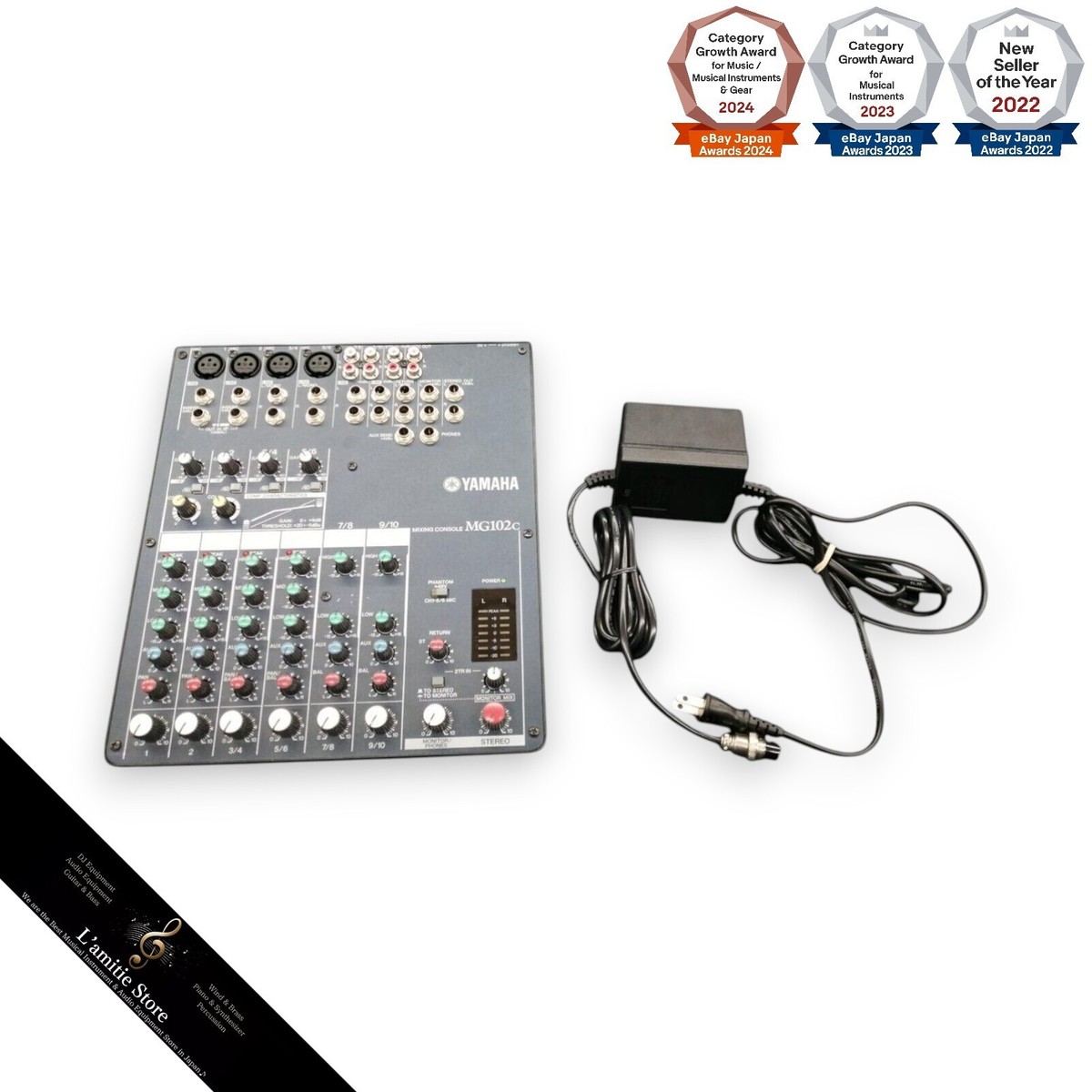YAMAHA MG102c アナログミキサー Yamaha MG102c 10 Input Mixing Console Live Studio Mixers