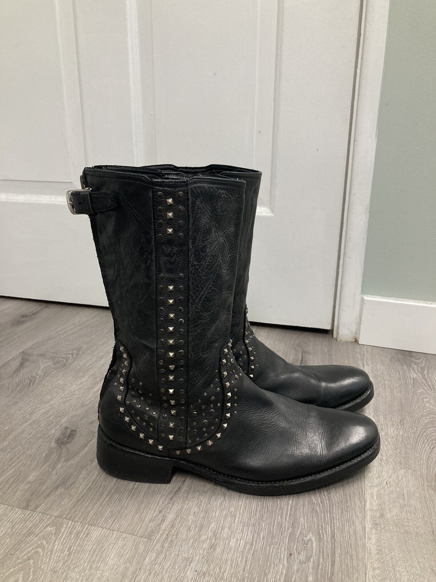 GRAIL $1298 John Varvatos Collection Fleetwood Studded Boot  display picture 3
