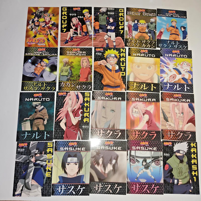 NARUTO CARDS 72/72 PANINI SET COMPLETO