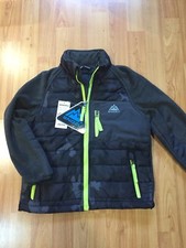 snozu boys jacket XS 5/6 color DK CAMO/DK HTHR GR