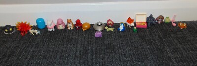 Gemischte Mini Gashapon Figuren - Mandarake, Nessie, Waschbär Fuchs, Kamen Reiter - Japan