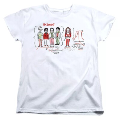 The Big Bang Theory ''Bazinga Equation'' Women's T-Shirt