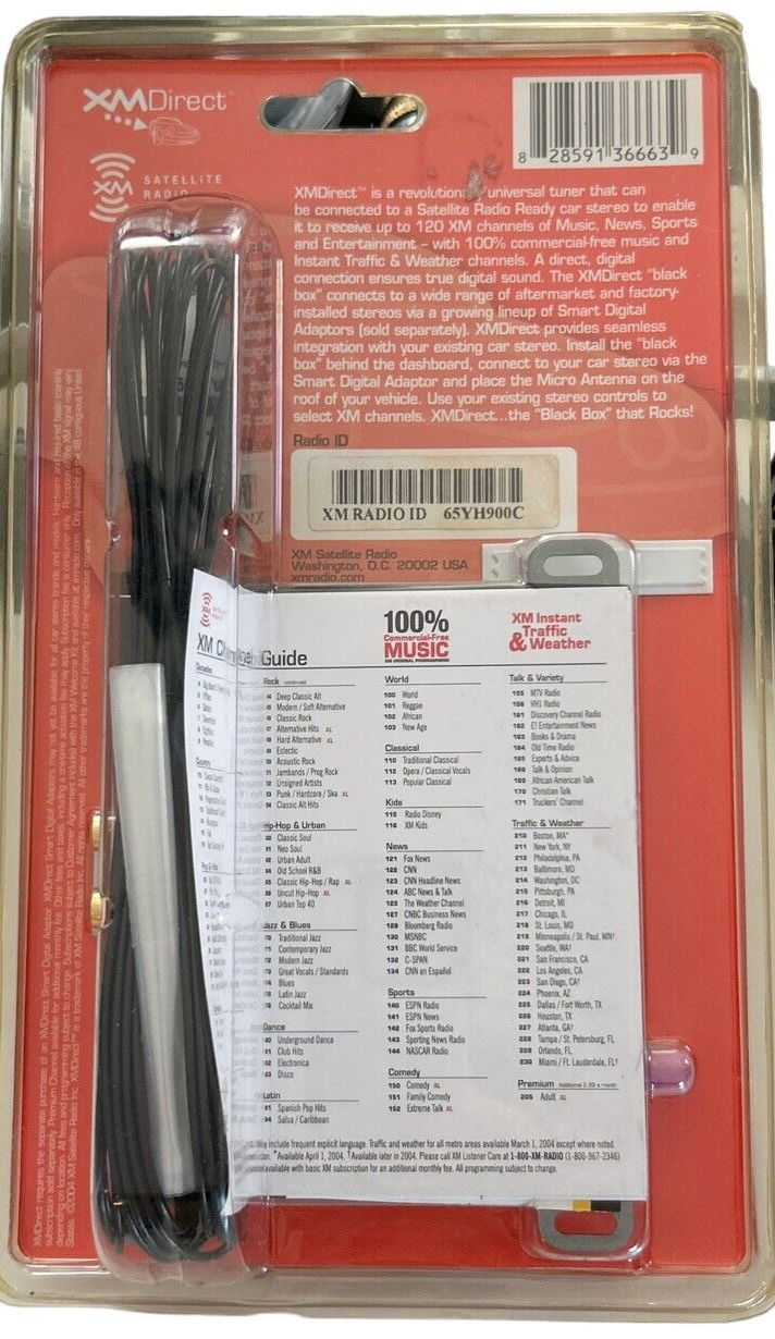 XM Direct XMD1000 Universal Tuner Box Satellite Radio Ready Car Stereo