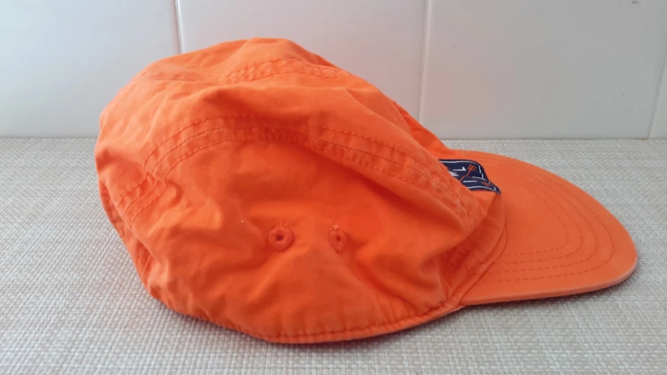 Gorra Crazy 8 Snapback Niños Talla 7-8 Naranja Wild Logo 100% Algodón Exterior Usada en Excelente Condición Foto 3 de 4