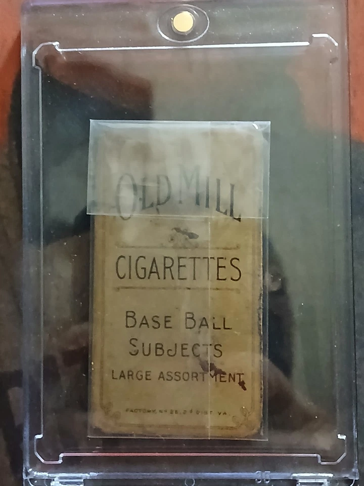 ⚡️T-206 Honus Wagner 1909 ⚡️Old Mill Cigarettes Tabaco Tarjeta Envejecida Reimpresión (LEER) Foto 4 de 4
