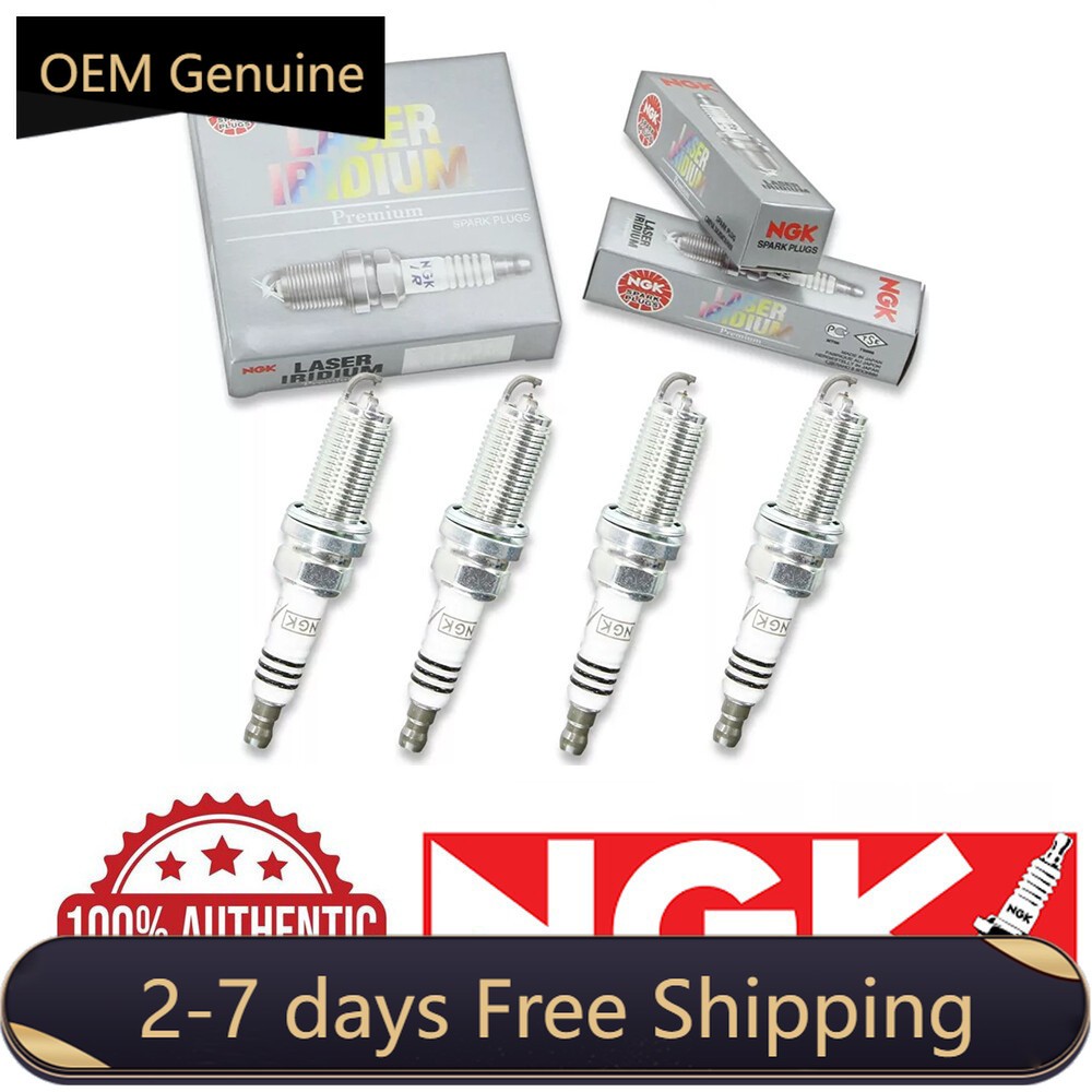 4pcs NGK 6858 DFH6B-11A Laser Iridium Spark Plug - Set of 4 For Lexus