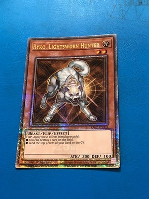 Yugioh Quarter Century Rare Ryko, Lightsworn Hunter RA02-DE003 1. Auflage
