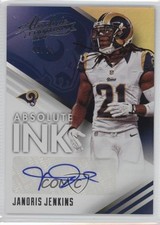 2014 Panini Absolute Ink Spectrum Silver 49/75 Janoris Jenkins #AB-JJ Auto 0f8