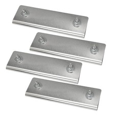Stainless Steel 1/4" - 1/2" Mud Flap Clamps for Semi Trucks Replace 8591100