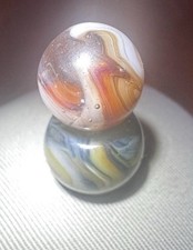 Akro Agate Slag Marble HTF