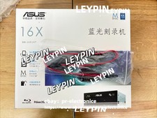 New ASUS BW-16D1HT Blu-Ray Burner 16X Ultra-Fast 4K UHD Ultra HD STOCK pr