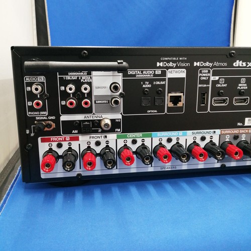 Denon AVR-X1800H AV Amplifier Good Condition from Japan w/Accessories - Picture 8 of 11