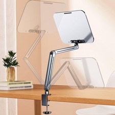 Book Stand for Reading Book Holder with Desk Clamp Portable Sturdy Bookstand for