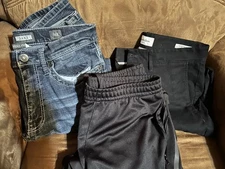 BKE Jake jeans 31 R-Goodfellow&Co. black 30x 30-Adidas running pants Medium