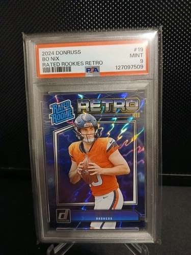 2024 Donruss #19 BO NIX RETRO Rated Rookie RC PSA 9