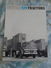 Bedford KM Tractors specifications brochure Oct 1967 UK market