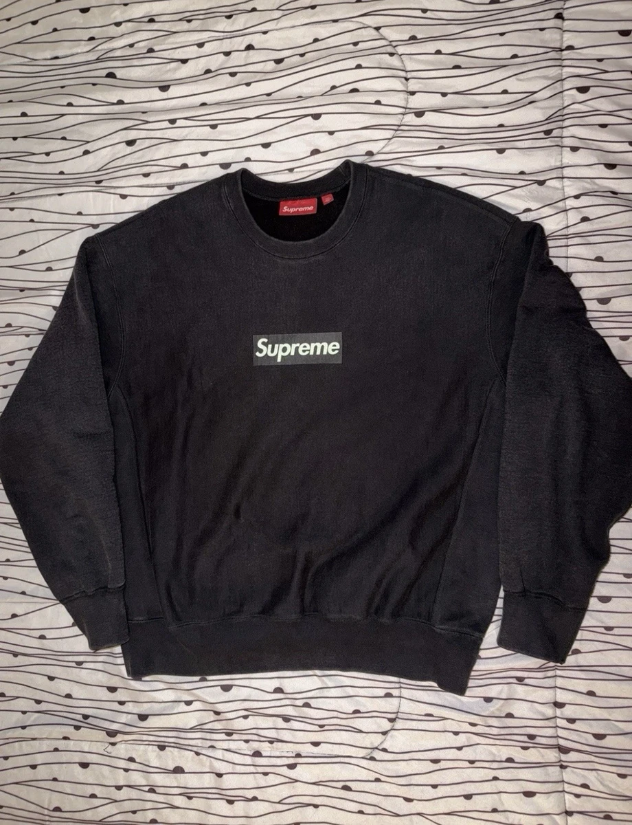 【つぐ】Box Logo Crewneck L ブラック Supreme Box Logo Crewneck Hoodies & Sweatshirts for Men for Sale