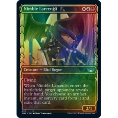 FOIL NIMBLE LARCENIST (SHOWCASE) X4 Streets Of New Capenna SNC Magic MTG CARD