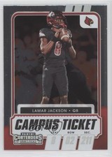 2021 Panini Contenders Draft Picks Campus Ticket Lamar Jackson #22 8d4