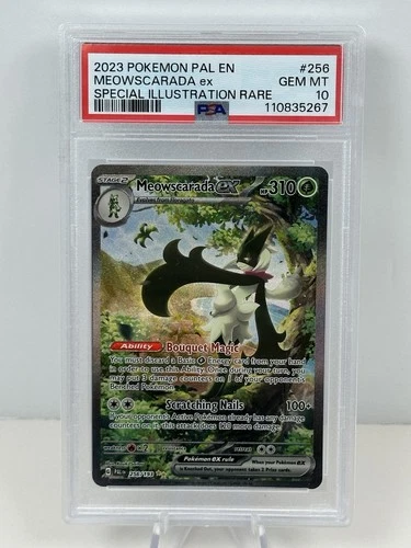 PSA 10 Meowscarada EX 256/193 Pokemon Paldea Evolved Special Illustration Rare
