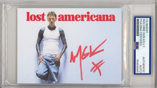 SIGNED Machine Gun Kelly Americana Album Cover Picture PSA DNA COA Autograph
