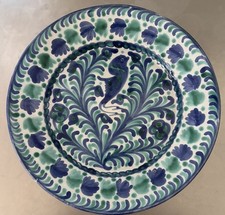 Vntg Fajalauza Hand Thrown Painted Pottery Wa...