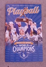 2026 Los Angeles Dodgers Spring Training Playball Program Camelback Ranch