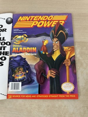 Nintendo Power #55 Complete w/ Trading Cards, Aladdin Cover & Mega Man X Poster