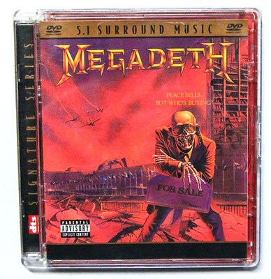 MEGADETH Peace Sells  But Who's Buying? DVD-AUDIO 5.1 SURROUND SOUND AUDIOPHILE