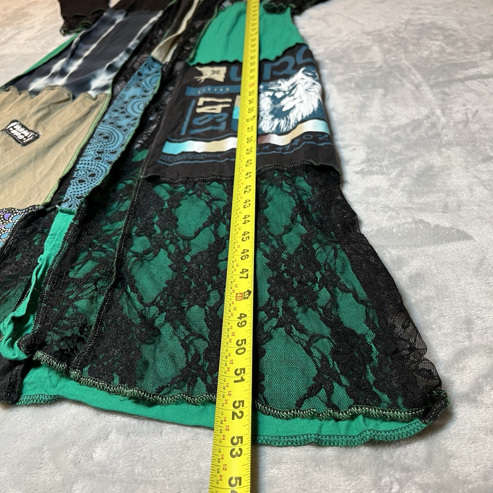 Styles Ever After Patchwork Upcycled Band Tee Max… - image 4