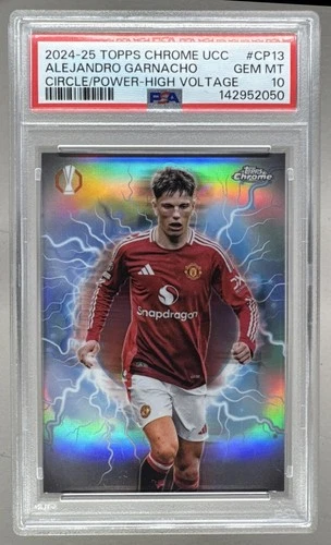 2023 Topps Chrome Alejandro Garnacho PSA 10