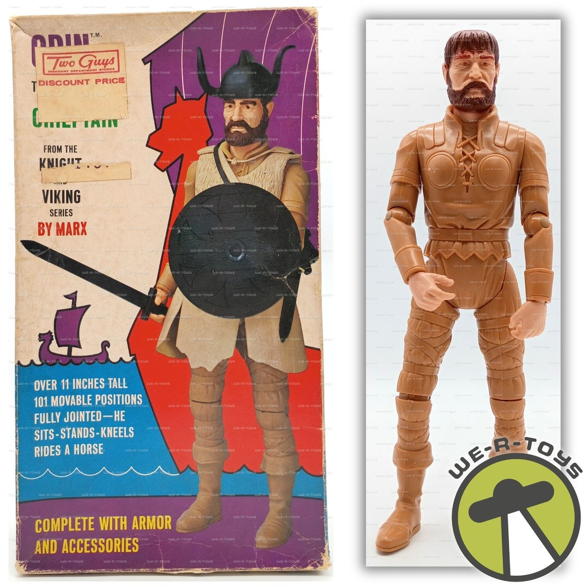 Odin The Viking Chieftain By Marx 1970s Action Figure