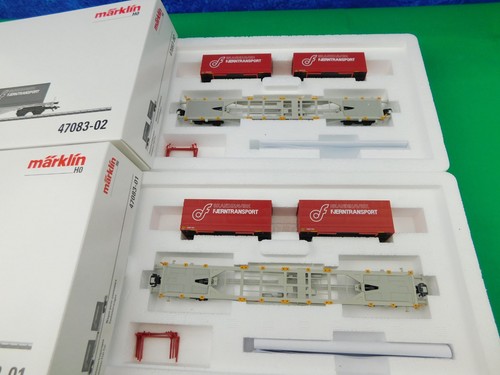 F08 Märklin H0 Güterwagen Set 47083 Containertragwagen Skandinavisk OVP TOP | Zustand: Gebraucht