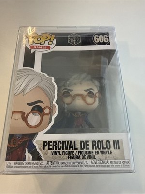 Funko Pop! Games Vox Machina Critical Role Percival De Rolo III #606 w protector