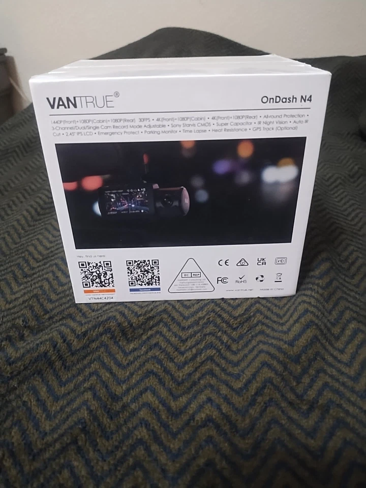 Cámara de tablero Vantrue OnDash N2S doble (vista frontal y de cabina) 1440P-pista GPS Foto 4 de 4