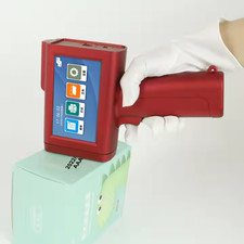 Handheld inkjet printer prints text, batch number, barcode, QR code encoding