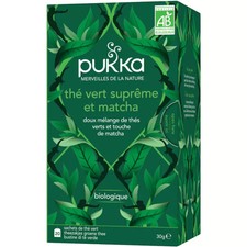 Pukka Bio Tisane Thé Vert Suprême & Matcha