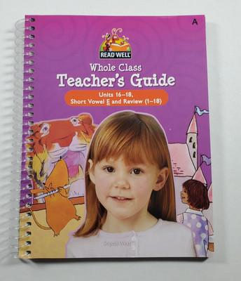 Read Well Grade K Whole Class Teacher's Guide Units 16-18 Homeschool