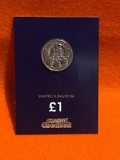 ROUND £1 COINS – BADGE OF EDINBURGH 2011 – CLEANED CIRCULATED