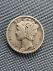 1940 Mercury Dime | 90% Silver | Exact Coin Shown | Good Condition | COA | #427